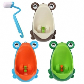 Lovely Frog Kefa Čistenie Detský Nočník Toaleta Školenie Pisoár Kid Boy Pee Odnímateľná Kúpeľňa