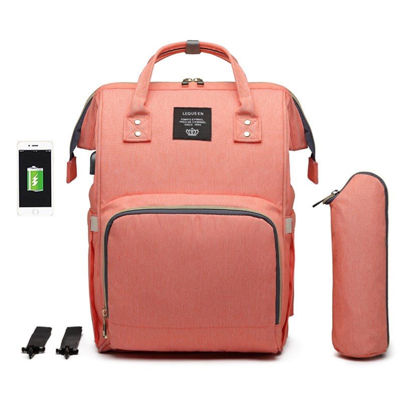 Vodotesné Tašky Na Detské Plienky Tote Mummy Travel Usb Port Backpack