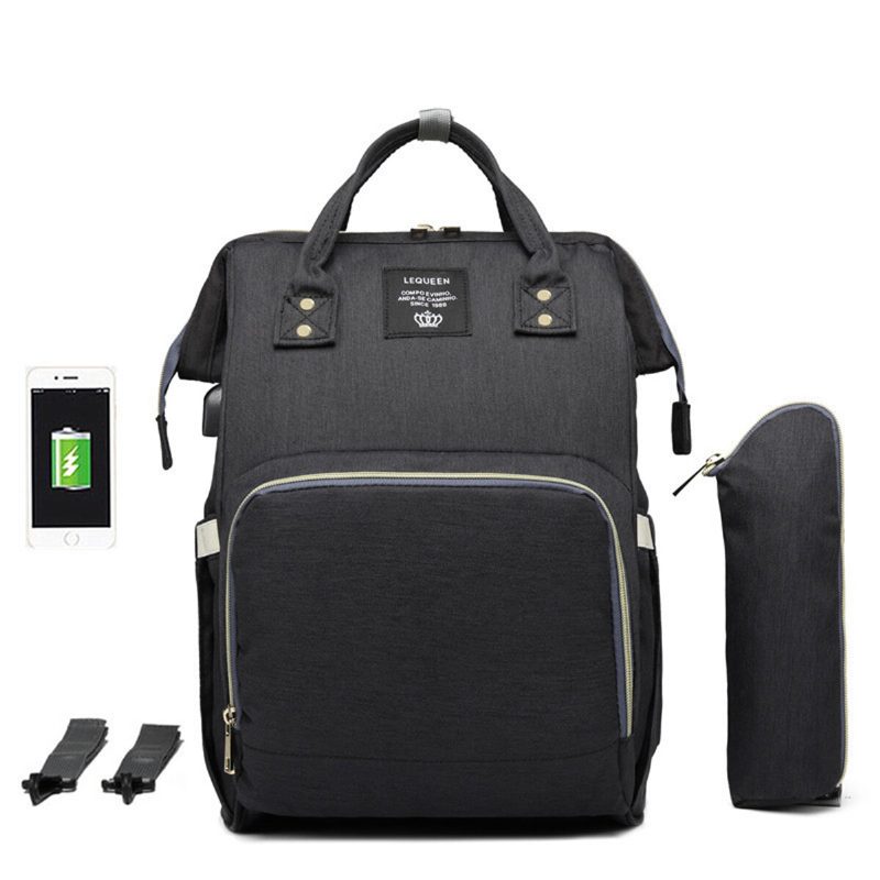 Vodotesné Tašky Na Detské Plienky Tote Mummy Travel Usb Port Backpack