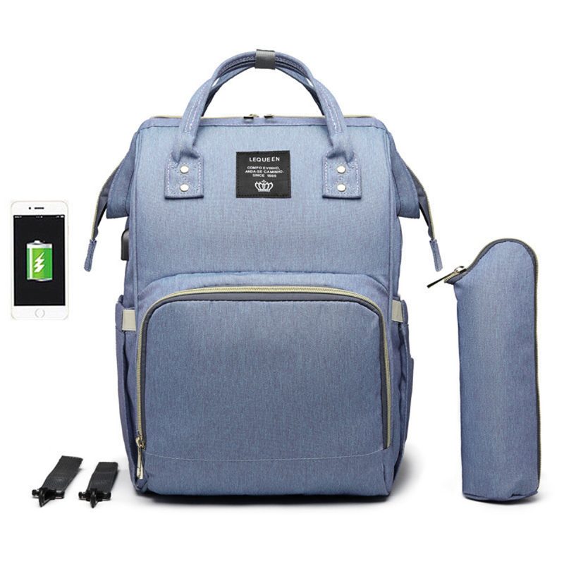 Vodotesné Tašky Na Detské Plienky Tote Mummy Travel Usb Port Backpack