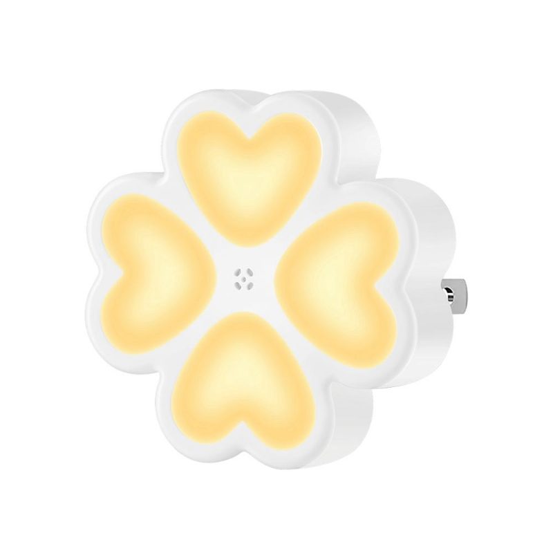 0.5w Svetelný Senzor Led Nočná Nástenná Lampa Plug-in Pre Detskú Izbu V Domácnosti Ac100-240v