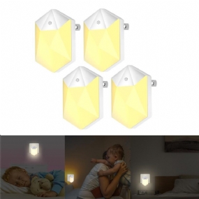 0.5w Svetelný Senzor Zásuvná Led Nočná Nástenná Lampa Pre Detskú Izbu V Domácnosti Ac100-240v