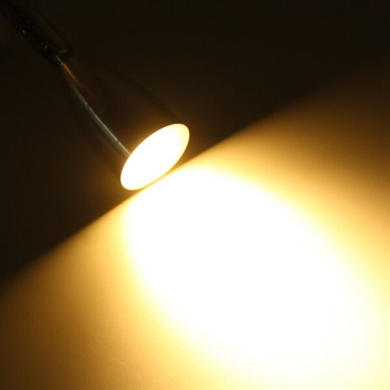 12v 3w Interiérová Bodová Led Lampa Na Čítanie S Vypínačom Pre Karavan Nočné Osvetlenie Skrine Na Stenu