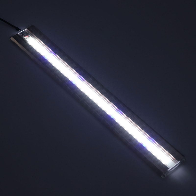 13/30/40/50 cm Led Lampa Do Akvária Energeticky Úsporný Spínač Modrého A Bieleho Svetla