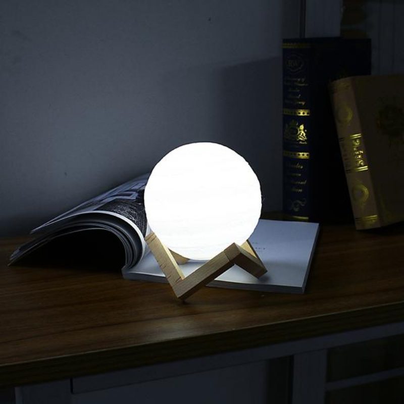 13 cm 3d Lampa Jupiter Usb Nabíjateľný Dotykový Senzor Led Nočné Svetlo Ako Darček Dc5v