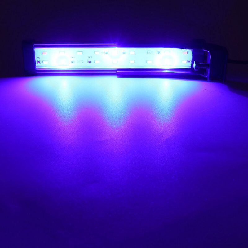 22cm 18led Rgb Svetlo Akváriových Akvárií Vysokosvietivá Dvojitá Drenážna Vodná Lampa