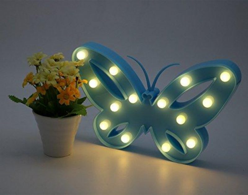 3 W Kreatívne Nočné Svetlo V Tvare Motýľa Dekoračná Lampa Do Detskej Izby