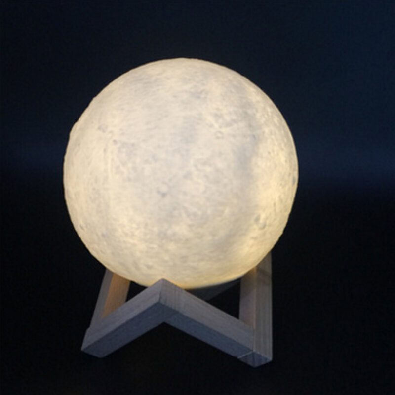 3d Pvc Moon Light Diaľkové Stmievanie Led Malé Usb Nabíjacie Nočné Arome Svetlo