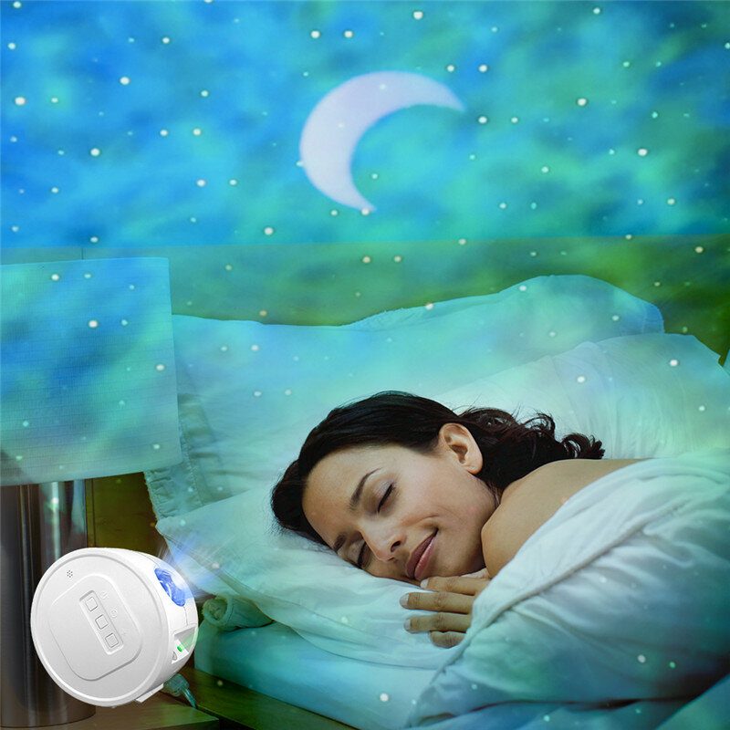 3v1 Usb Led Galaxy Starry Night Light Sky Projector Ocean Wave Star Lamp