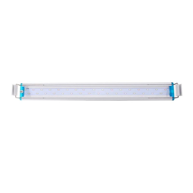 48.5 cm Hliníková Nastaviteľná Led Lampa Do Akvária Do Modrá + Biela Ac220v