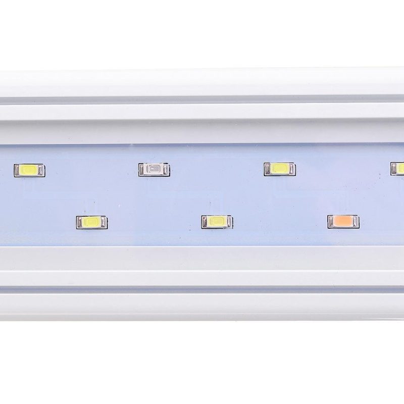 48.5 cm Hliníková Nastaviteľná Led Lampa Do Akvária Do Modrá + Biela Ac220v