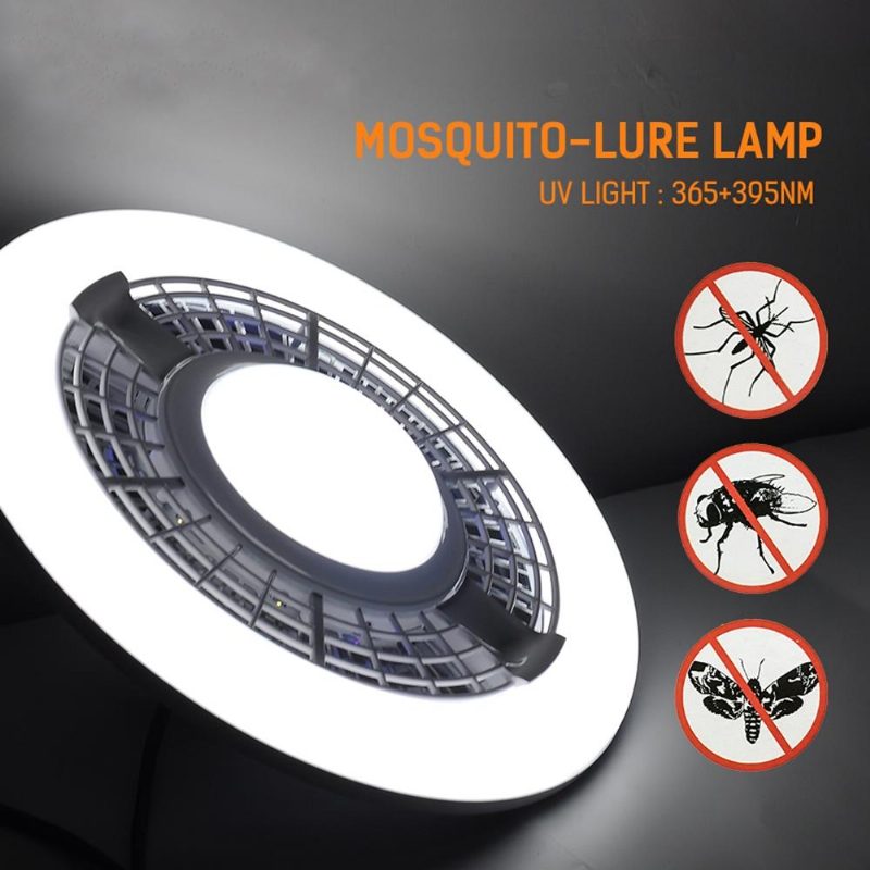 Ac100-265v 6500k E27 Ufo Lampa Proti Komárom Led Žiarovka Odpudzujúca Uv Lampu Pre Domácu Záhradnú Spálňu