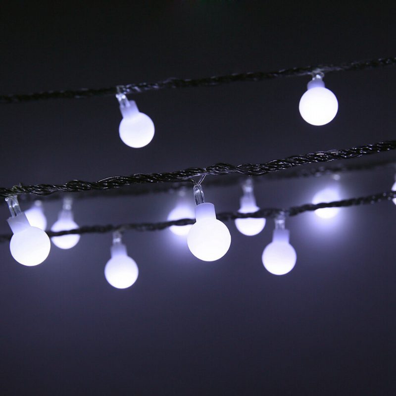 Led Solárne Svetlo String Fairy Lights Garland Vianočné Pre Svadobné Záhradné Dekorácie