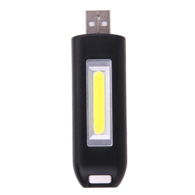 Mini 0.5w Usb Nabíjateľná Vrecková Baterka Cob Led Na Kľúče