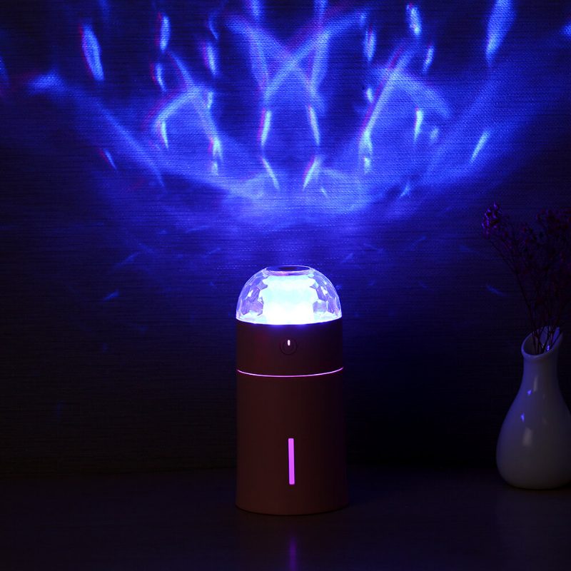 Nový Ultrazvukový Zvlhčovač Magic Cup S Farebnými Led Svetlami Pre Domácu Kanceláriu V Aute Mini Aroma Difuzér Čistička S Automatickým Vypínaním