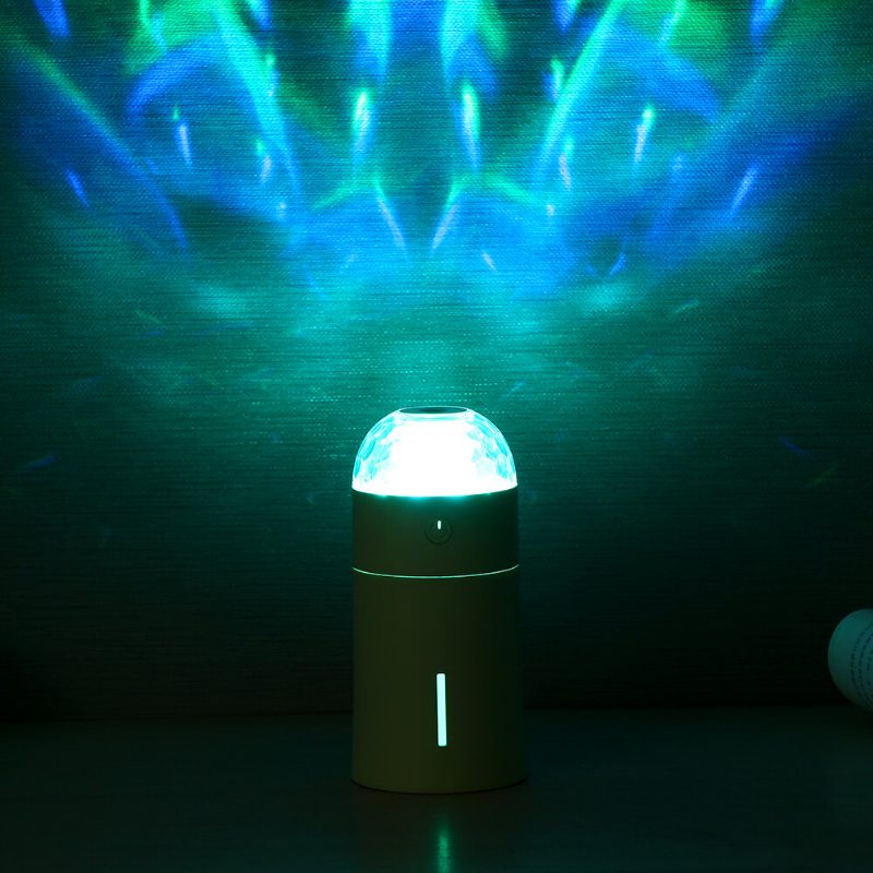 Nový Ultrazvukový Zvlhčovač Magic Cup S Farebnými Led Svetlami Pre Domácu Kanceláriu V Aute Mini Aroma Difuzér Čistička S Automatickým Vypínaním