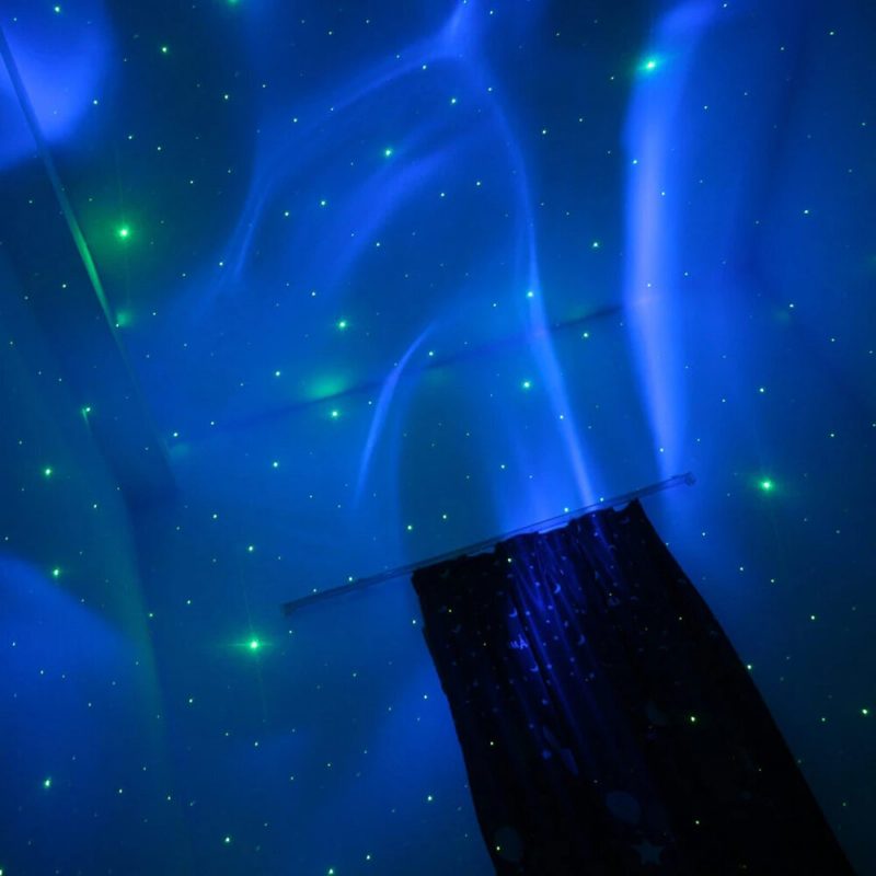 Rgb Led Aurora Star Sky Projection Lamp Sync With Music Diaľkové Ovládanie Funkcia Časovaného Spánku