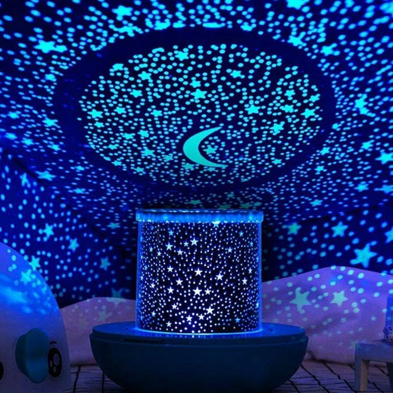 Romantická Hviezdna Nočná Obloha Projektorová Lampa Cosmos Star Led Light Universe Detský Darček