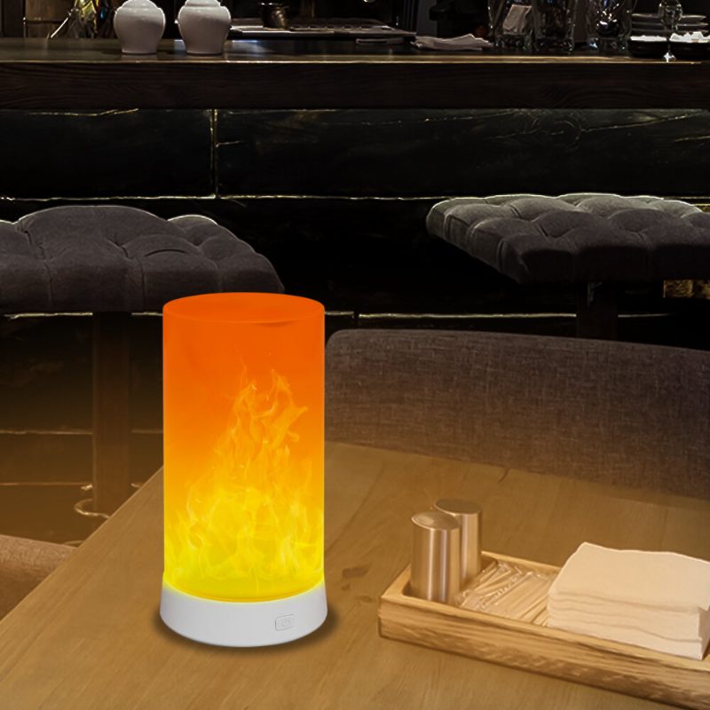 Svetlo S Efektom Plameňa Dekoratívna Stolová Lampa Nočné Usb Nabíjacie Atmosférické Pre Reštauráciu Bar Spálne Obývacia Izba