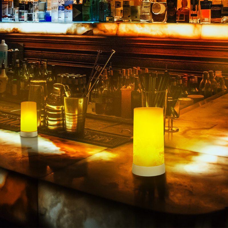 Svetlo S Efektom Plameňa Dekoratívna Stolová Lampa Nočné Usb Nabíjacie Atmosférické Pre Reštauráciu Bar Spálne Obývacia Izba