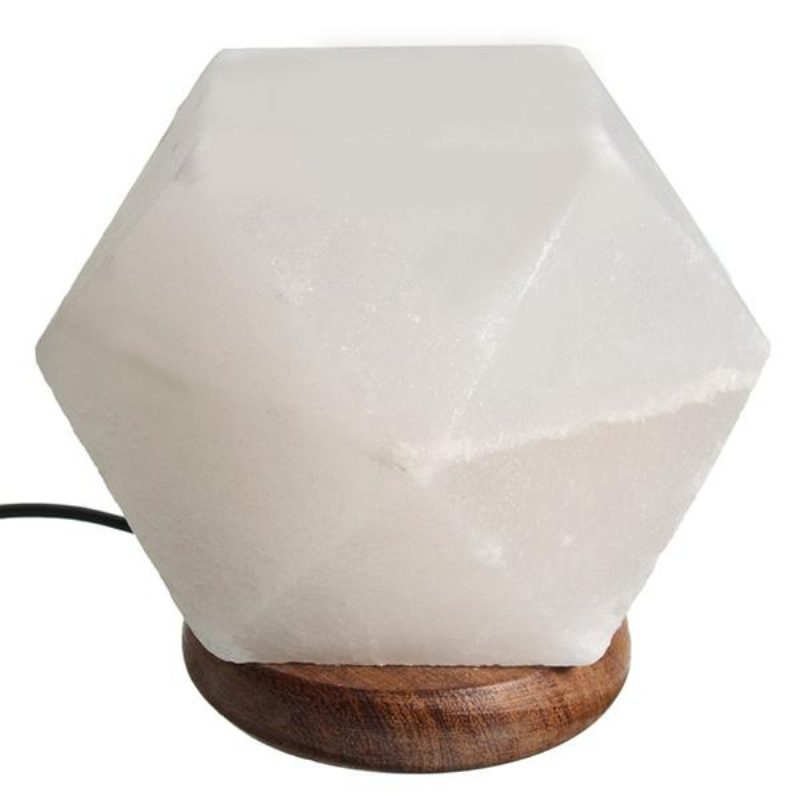 Usb Soľná Lampa Natural Crystal Rock Dekorácia Farebného Nočného Svetla Led