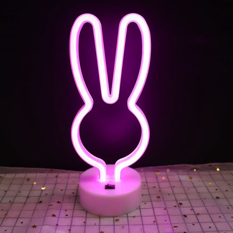 Vylepšite Neónové Nočné Svetlo Králik Vibrato Anchor Veľkoústy Vták Creative Night Light Spot