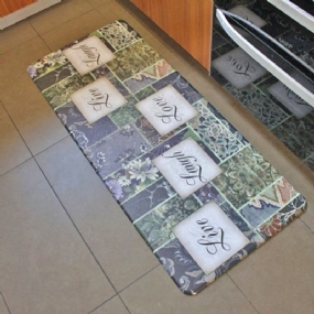 Lassic Kuchyňa Proti Únave Pohodlná Kuchárska Podlaha Matlinen Kardinálny Povrch Odolný Voči Škvrnám Pre Zdravie A Wellness2pc 19.7x31.5"+19.7x47.2"