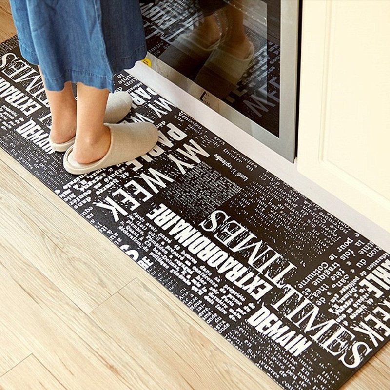 Moderné Heslo Premium Kuchynský Koberec Laundry Room Mat Standing Mat