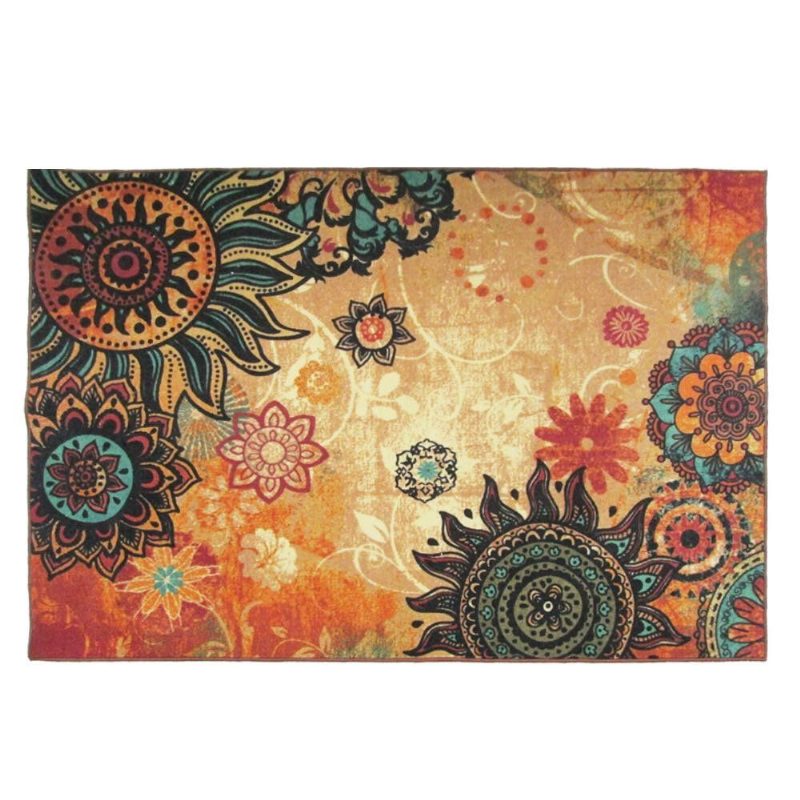 Moderný Boho Retro Štýl Obývacia Izba Koberce Nešmykľavé Vnútorné/vonkajšie Vintage 39" X 59"