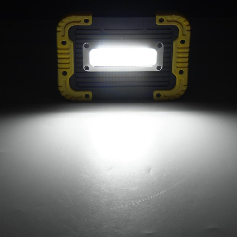 20 Led 10w 750lm Cob Led Pracovné Svetlo Usb Nabíjateľná Rukoväť Baterka Vonkajšia Kempingová Lampa