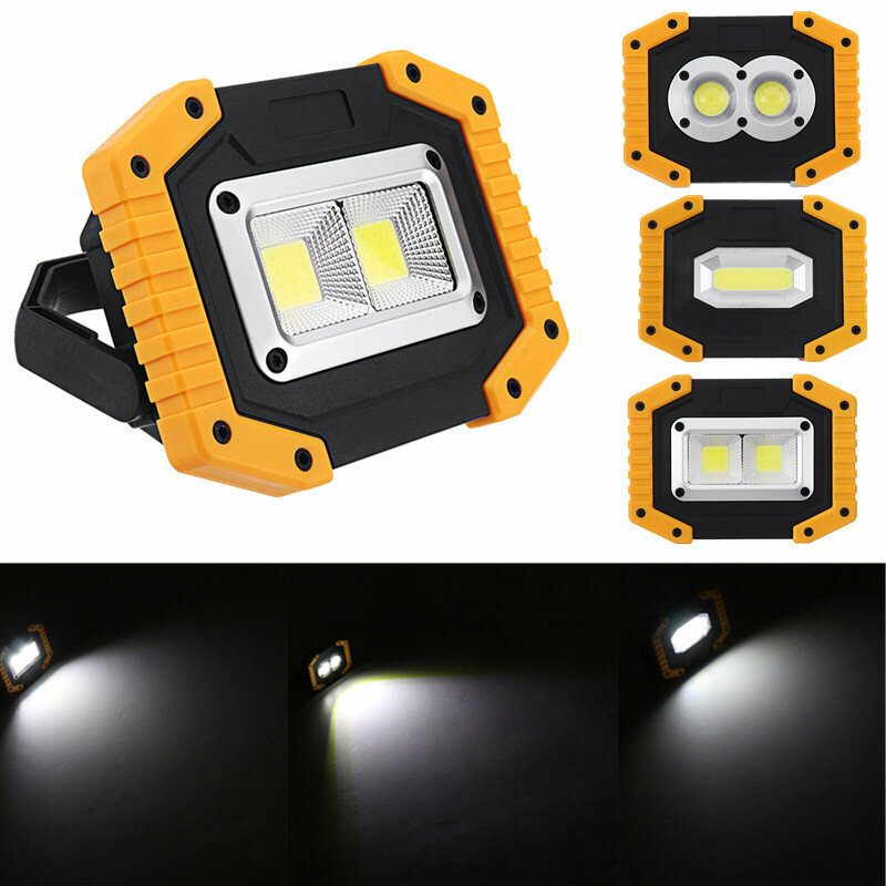 30w Usb Led Cob Svetlo Vonkajšie 3 Režimy Pracovné Camping Núdzová Lampa Baterka Bodové Vyhľadávacie Light