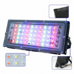 50w Rgb Led Reflektor Ac 220v 230v 240v Vonkajšie Svetlomet Bodové Svetlo Ip65 Vodotesné Led Pouličné Svietidlo Osvetlenie Krajiny