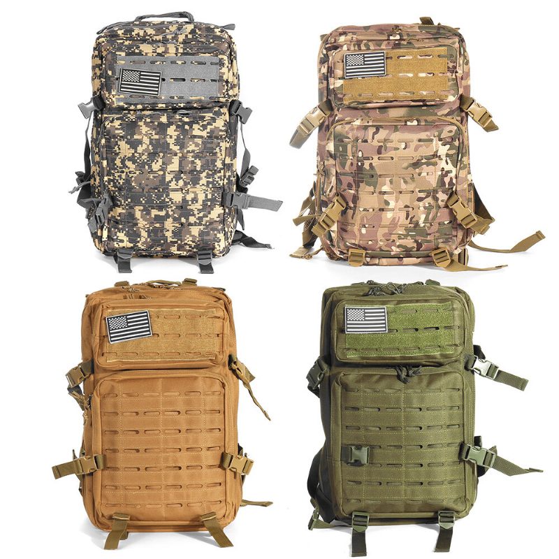 55l Outdoorový Batoh Molle Military Taktický Armádny Vodotesný Zips Veľkokapacitný Camping Turistika Trekingová Taška