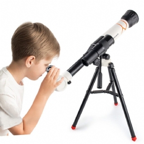 Astronomický Teleskop 40x Hd So Statívom Študentské Deti Začiatočník Vedecké Vzdelávanie