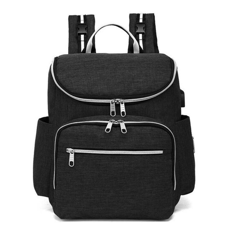 Bang Good 20l Outdoor Travel Usb Mummy Backpack Vodotesná Multifunkčná Taška Na Detské Plienky