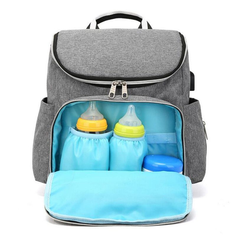 Bang Good 20l Outdoor Travel Usb Mummy Backpack Vodotesná Multifunkčná Taška Na Detské Plienky