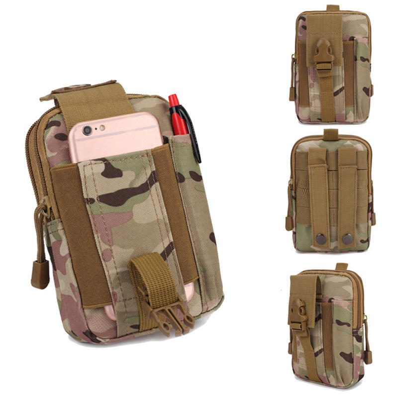 Benniu Bl064 Oxford Molle System Camouflage Vojenská Taktická Taška Do Pása Outdoorová Vodeodolná Športová Do Crossbody