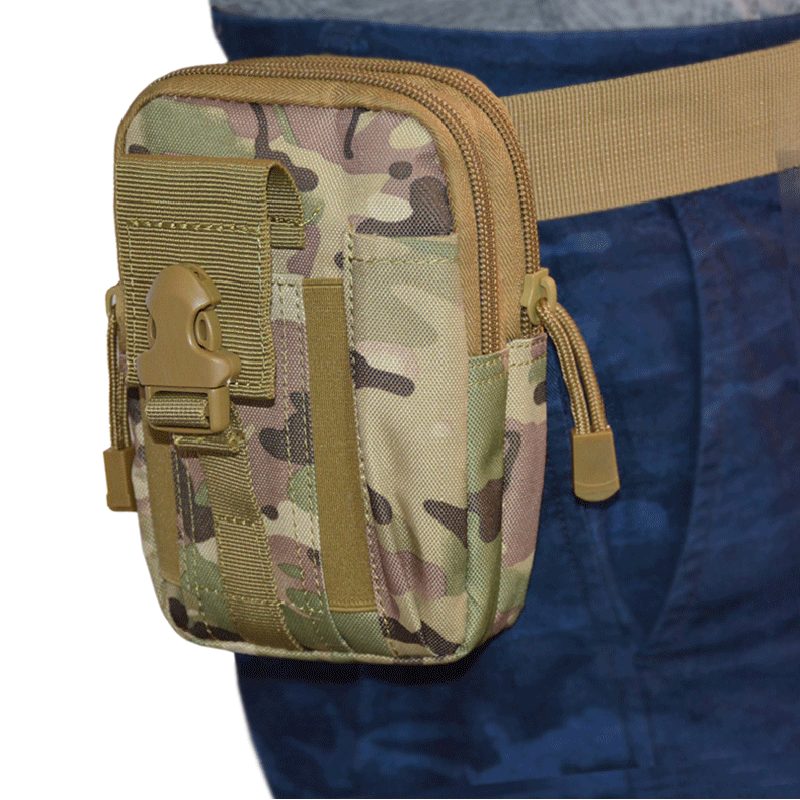 Benniu Bl064 Oxford Molle System Camouflage Vojenská Taktická Taška Do Pása Outdoorová Vodeodolná Športová Do Crossbody