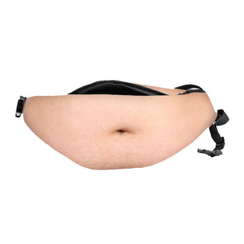 Casual Bod Phone Taška Do Pása Flesh Colored Fat Belly Fanny Pack