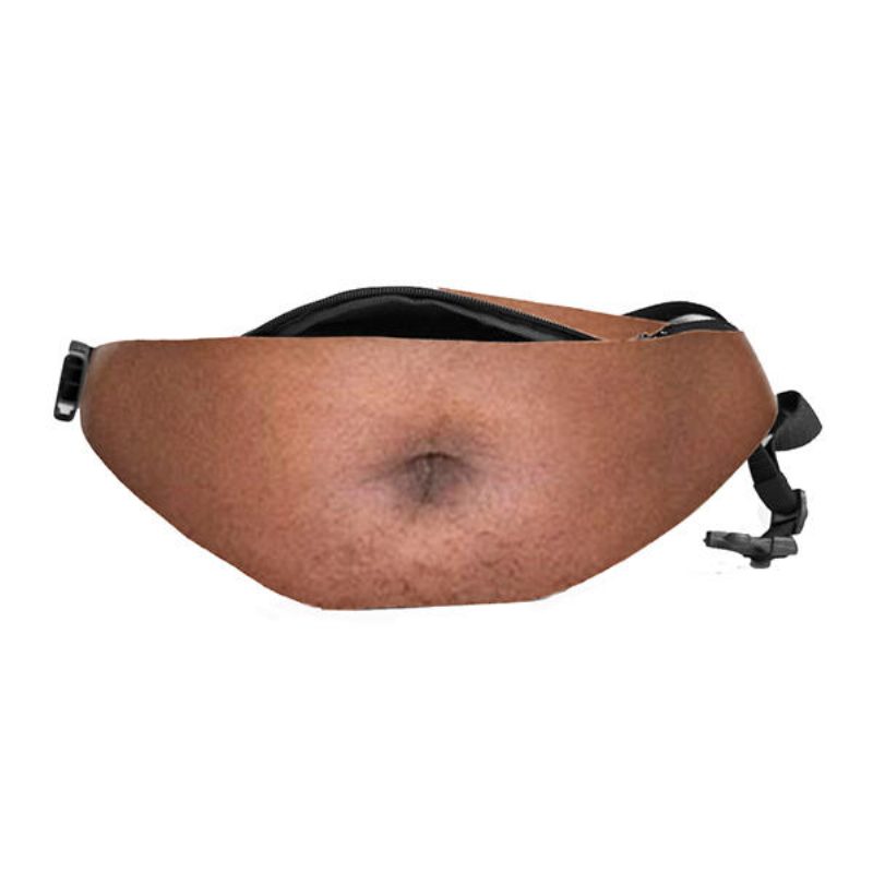 Casual Bod Phone Taška Do Pása Flesh Colored Fat Belly Fanny Pack