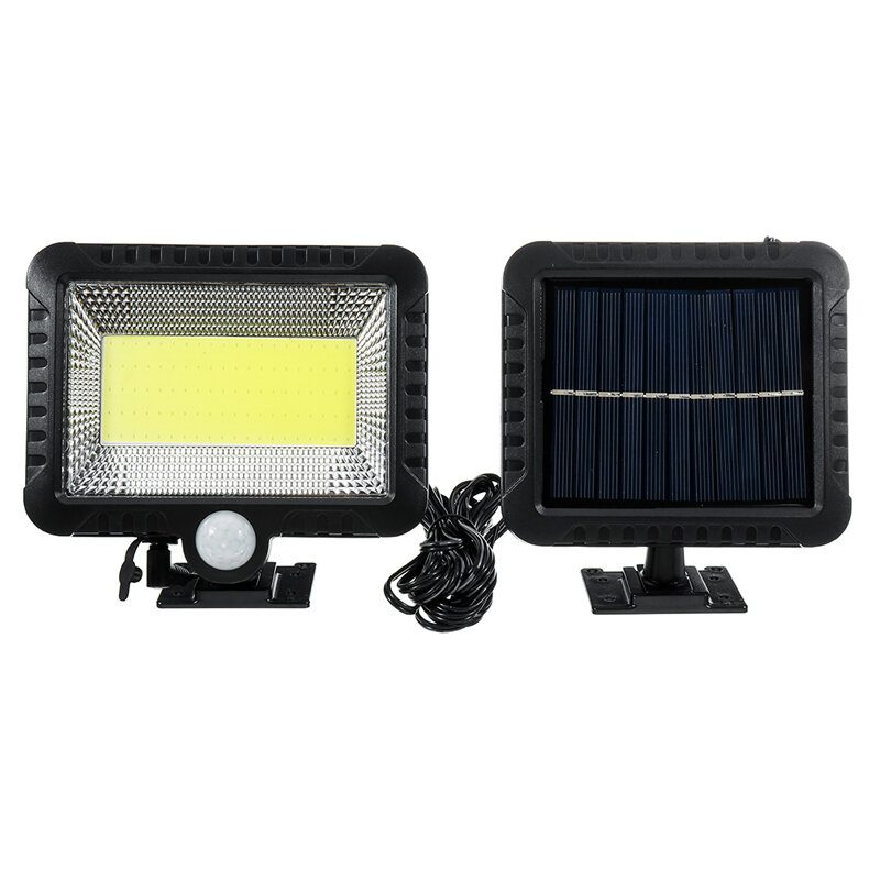 Cob 100led Svetlo 30w 600lumen Ip65 Solárna Lampa Vonkajšie Park Yard Záhradné Camping Light Pracovné