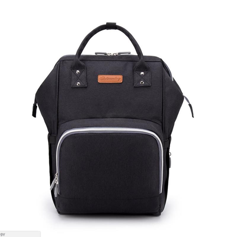 Multifunkčný Múmiový Batoh Vodotesný Usb Nabíjací Port Baby Diape Mom Bag