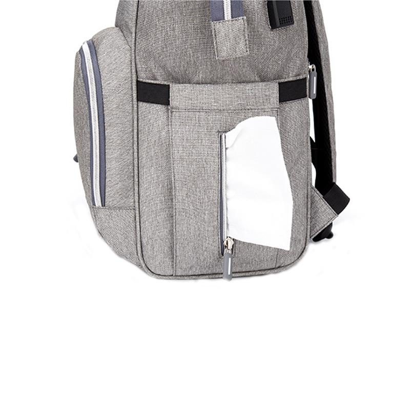 Multifunkčný Múmiový Batoh Vodotesný Usb Nabíjací Port Baby Diape Mom Bag