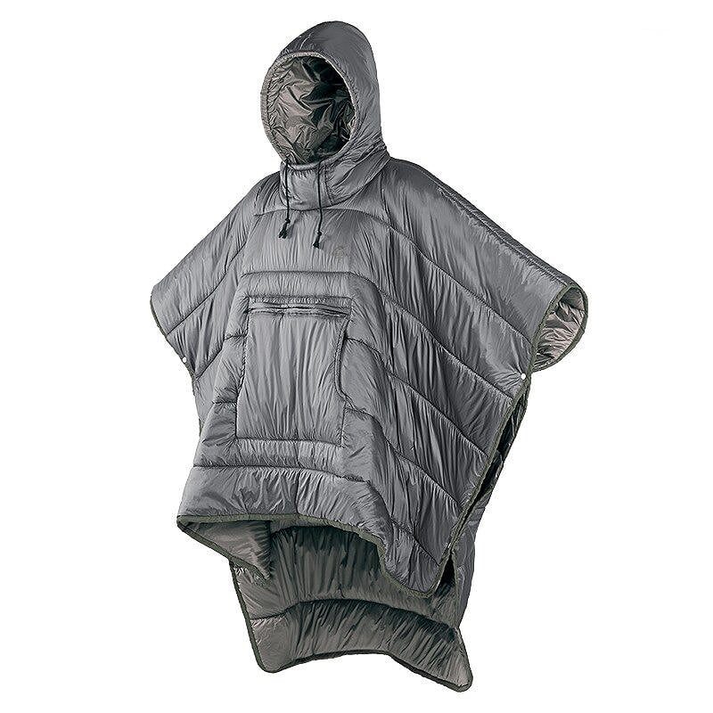 Nositeľný Spací Vak Winter Poncho Coat Outdoor Camping