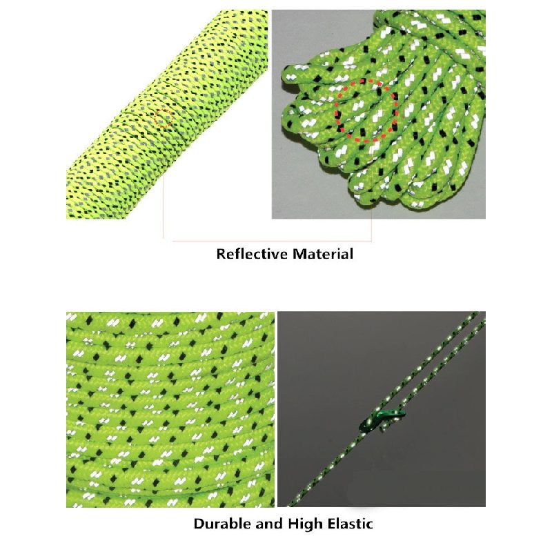Nylonová Reflexná Šnúra Na Stanové Lano