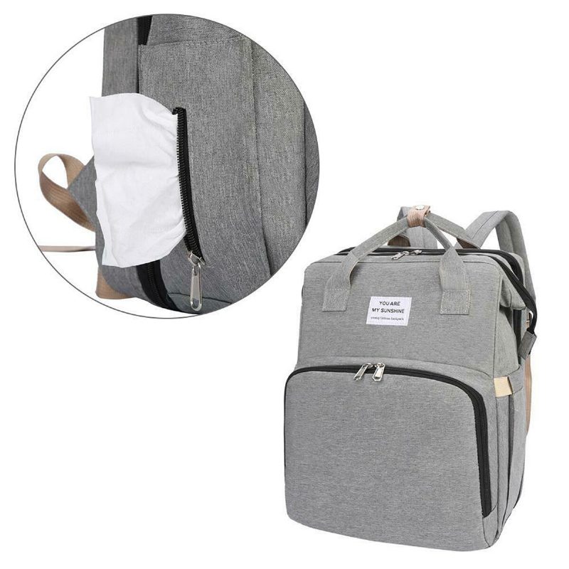 Prenosná Taška Na Plienky Skladacia Baby Travel Large Outdoor Backpack Detská Postieľka Mommy Bags