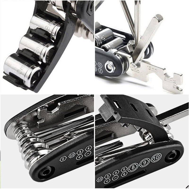 Prenosný Viacúčelový Kľúč Na Bicykel Multi Tool