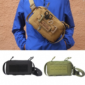 Taktická Taška Cez Rameno Men Sling Crossbody Molle Bag Camping Cestovanie Rybárstvo Vojenský Batoh