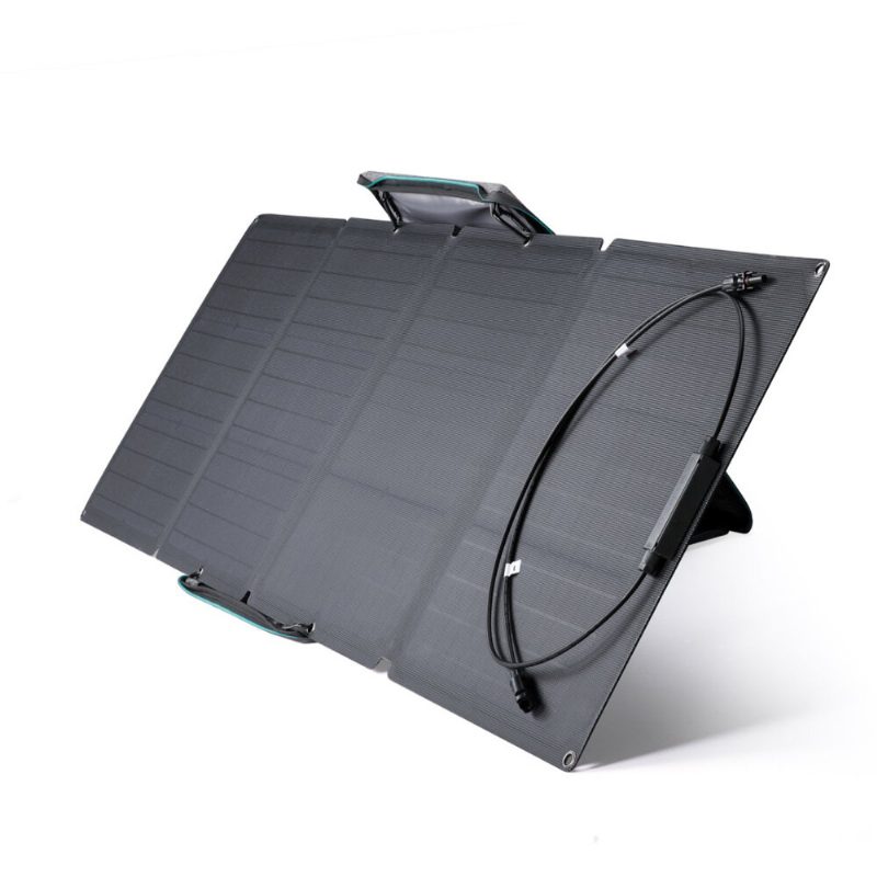 Us Direct Ecoflow 110w 21.6v Solárny Panel Prenosný Napájací Systém Nabíjanie Batérie Generovanie Solárnej Energie Pre Domáce Kempingové Mobilné Použitie