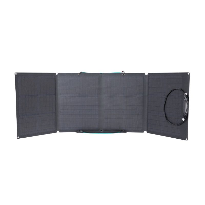 Us Direct Ecoflow 110w 21.6v Solárny Panel Prenosný Napájací Systém Nabíjanie Batérie Generovanie Solárnej Energie Pre Domáce Kempingové Mobilné Použitie